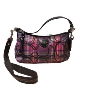 Coach Poppy Tartan Soho Bag